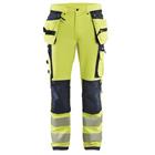 Werkbroek High Vis met 4-weg stretch 1997 - geel/zwart