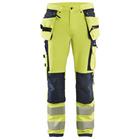 Werkbroek High Vis met 4-weg stretch 1997 - geel/zwart