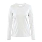 T-shirt Dames met lange mouw 3301 - wit