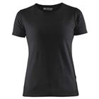 T-Shirt Dames 3304 - ronde hals - zwart