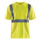 T-Shirt High Vis 3313 - V hals - geel