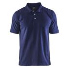 Poloshirt Piqué 3324 - kraag met knoopsluiting - marineblauw