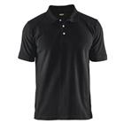 Poloshirt Piqué 3324 - kraag met knoopsluiting - zwart