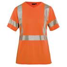 T-shirt Dames High Vis 3336 - ronde hals - oranje