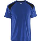 T-shirt Bi-Colour 3379 - korenblauw/zwart