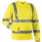 T-shirt High Vis lange mouw UPF 40+ UV V hals 3381 geel
