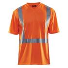 T-shirt High Vis lange mouw UPF 40+ UV V hals 3382 oranje