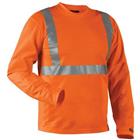 T-shirt High Vis lange mouw UPF 40+ UV V hals 3383 oranje