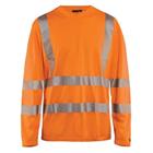 Polo-shirt High Vis lange mouw UPF 40+ UV V hals 3385 oranje