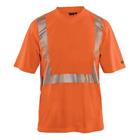 T-shirt High Vis lange mouw UPF 40+ UV V hals 3386 oranje