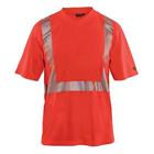 T-shirt High Vis lange mouw UPF 40+ UV V hals 3386 rood