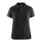 Poloshirt Dames korte mouw knoopsluiting 3390 - zwart