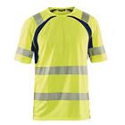 T-Shirt High Vis UV 3397 - marineblauw/fluo geel