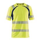 T-Shirt High Vis UV 3397 - marineblauw/fluo geel