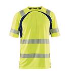 T-Shirt High Vis UV 3397 - marineblauw/fluo geel