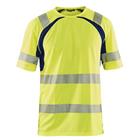 T-Shirt High Vis UV 3397 - marineblauw/fluo geel