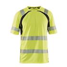 T-Shirt High Vis UV 3397 - zwart/fluo geel