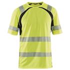 T-Shirt High Vis UV 3397 - zwart/fluo geel