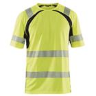 T-Shirt High Vis UV 3397 - zwart/fluo geel