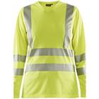 T-shirt Dames lange mouw High Vis 3485 - geel