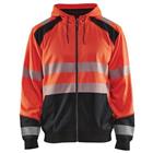 Sweatshirt Hooded High Vis 3546 - rood/zwart