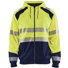 Sweatshirt Hooded High Vis 3546 - geel/marineblauw