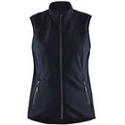 Bodywarmer Softshell Dames 3851 - donker marinblauw/zwart