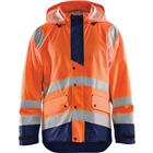 Regenjas High Vis Level 3 4327 - oranje/marineblauw