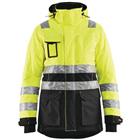 Winterparka High Vis Dames 4472 - geel/zwart