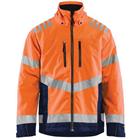 Winterjas High Vis 4780 - oranje/marineblauw