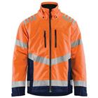 Winterjas High Vis 4780 - oranje/marineblauw