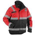 Winterjas High Vis 4862 - rood/zwart