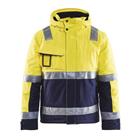 Winterjas High Vis 4870 - geel/marineblauw