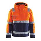 Winterjas High Vis 4870 - oranje/marineblauw