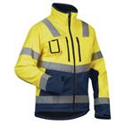 Jack Softshell High Vis 4900 - geel/marineblauw