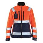 Jack Softshell Dames High Vis 4902 - oranje/marineblauw