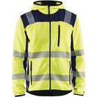 Vest Gebreid met capuchon High Vis 4923 - geel/marineblauw