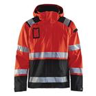 Jack Shell High Vis 4987 - rood/zwart