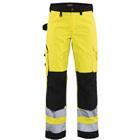 Werkbroek Dames High Vis zonder spijkerzak 7155 - geel/zwart