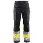 Werkbroek Dames High Vis met stretch 7161 - marineblauw/geel