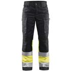 Werkbroek Dames High Vis met stretch 7161 - marineblauw/geel