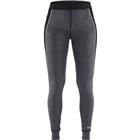 Onderbroek lang Dames, 100% Merino WARM 7201 - grijs/zwart