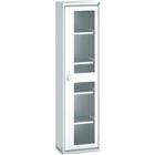 Kast Verso - transparante deuren - 4 legborden 525x350x2000 - Bott