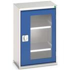 Hoge kast Verso 525x350x800mm met raamdeur en 2 legborden - BOTT