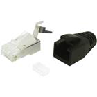 RJ45 MODULAR PLUG FOR SOLID CABLE NOIR