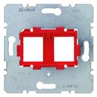 Onderdeel/Centraalplaat Modular-Jack Basiselement Rood