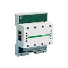 Verdeler 4 uitgangen video DIN-rail 4840