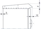 Schneider Electric Sarel Dak/vloerelement v kast/lessenaar | NSYTJ5025