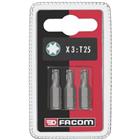 Set van 3 bit voor schroeven Torx® EX.1 - Facom