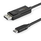 StarTech.com USB-C naar DisplayPort 1.2 kabel bidirectioneel 2 m